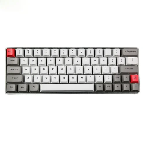 

Пользовательская клавиатура 60% клавиатура GH60 GK64 с алюминиевым сплавом чехол CIY переключатели краситель-подставка pbt Cherry