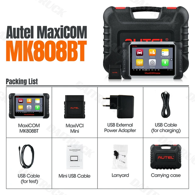 Autel Maxicom Mk808bt Pro Obd2 Scanner Code Reader Car All System  Diagnostic Scan Tool Active Test Pk Autel Mk808s Mx808 - Diagnostic Tools -  AliExpress