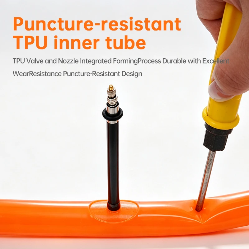Puncture-Resistant TPU Gravel and Off-Road Bike Inner Tube with French Valve