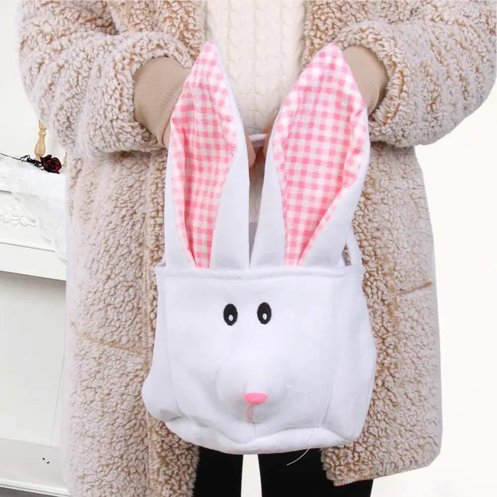 

Storage Basket Festive Delightful Candy Gifts Storage Portable Easter Cute Bunny Children Hand Basket easter decoration 2023