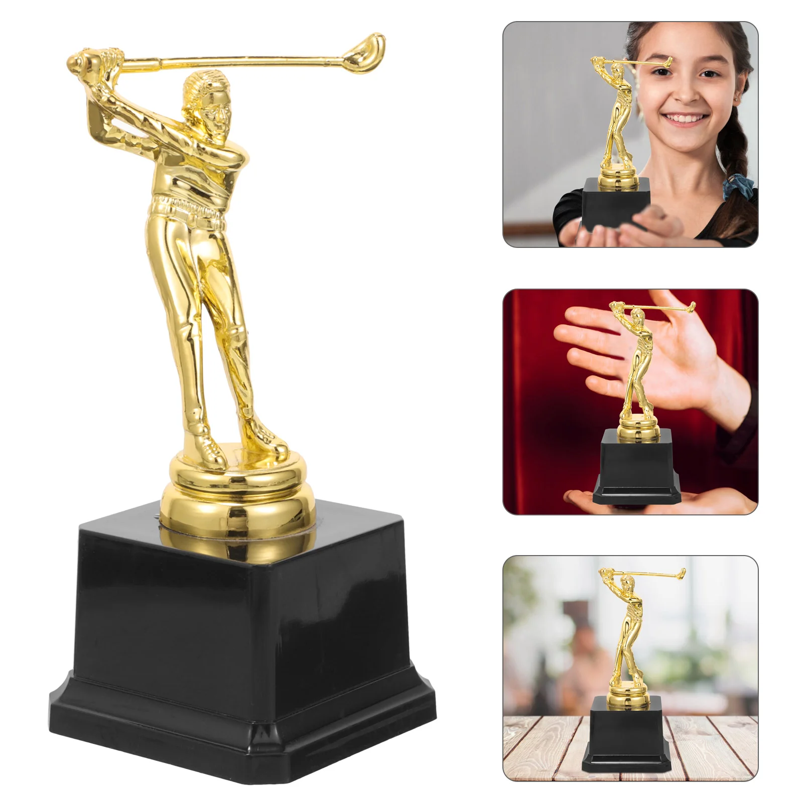 Golf Trophy Award Sports Souvenirs Customizable Mini Cup For Edging ABS Material Golfing Trophy Decor Kids Competition
