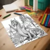 Fantasy creatures coloring Book DIY Art Doodle Painting Learning Color Booklet Arts Beginners  Ideal gift for family or friends 5