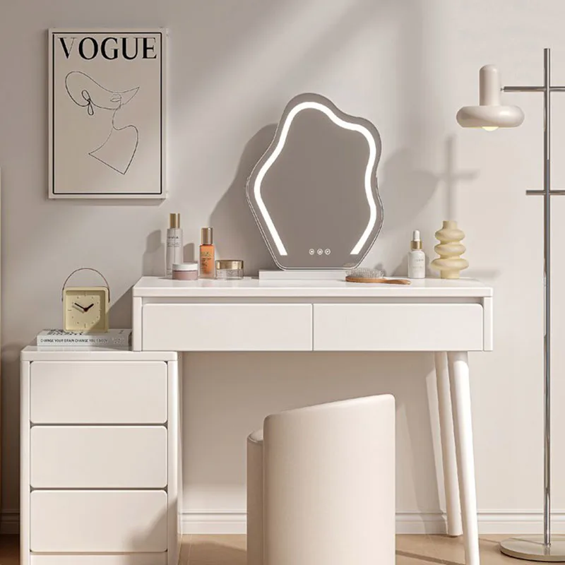 

Drawer Cheap Dressing Table White Girls Stool Storage Dressing Table Wooden Corner Espejo Tocador Living Room Sets Furniture