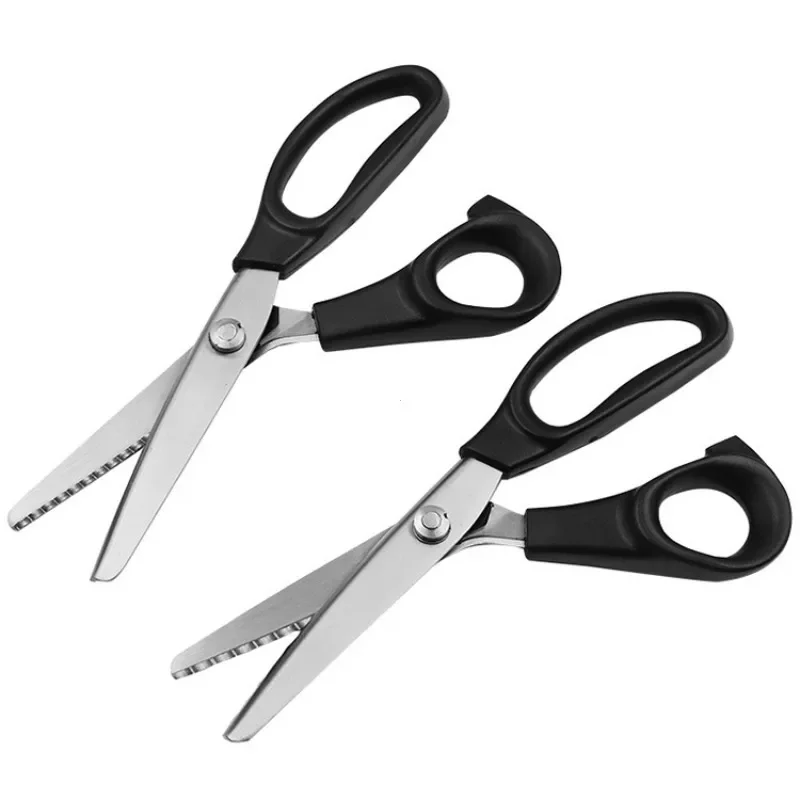 Description Picture 5 of itemStainless Steel Pinking Scissors Triangle Teeth Lace Cloth Crafts Dressmaking Zig Zag Cut Tailor's Scissors Sewing Shears