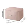 Foldable Storage Bags Quilt Clothes Organizer Bag Space Saving Bedding Storage Box Clothing Bags for Comforter Blankets Pillows 6