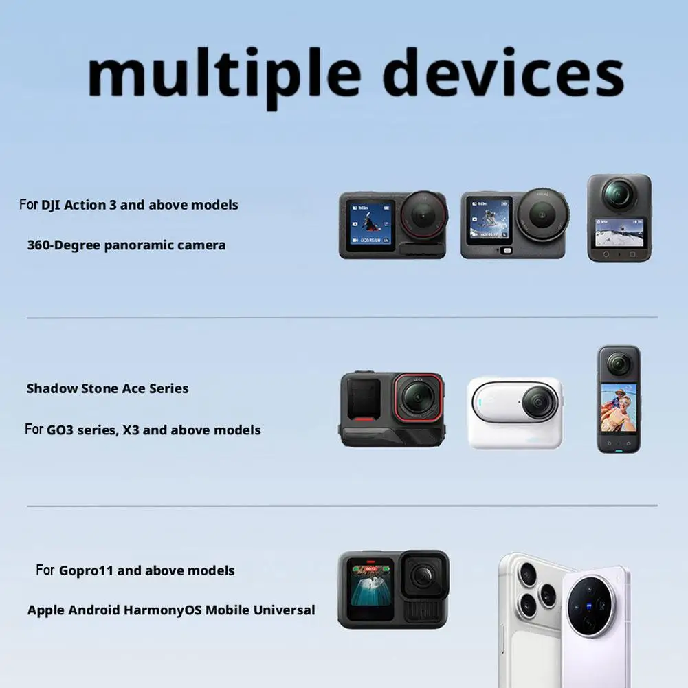 Bluetooth Remote Control For DJI Osmo Action 5 Pro Action 4 Photography Shutter Release Button Controller Camera Accessories action camera accessory action camera remote control