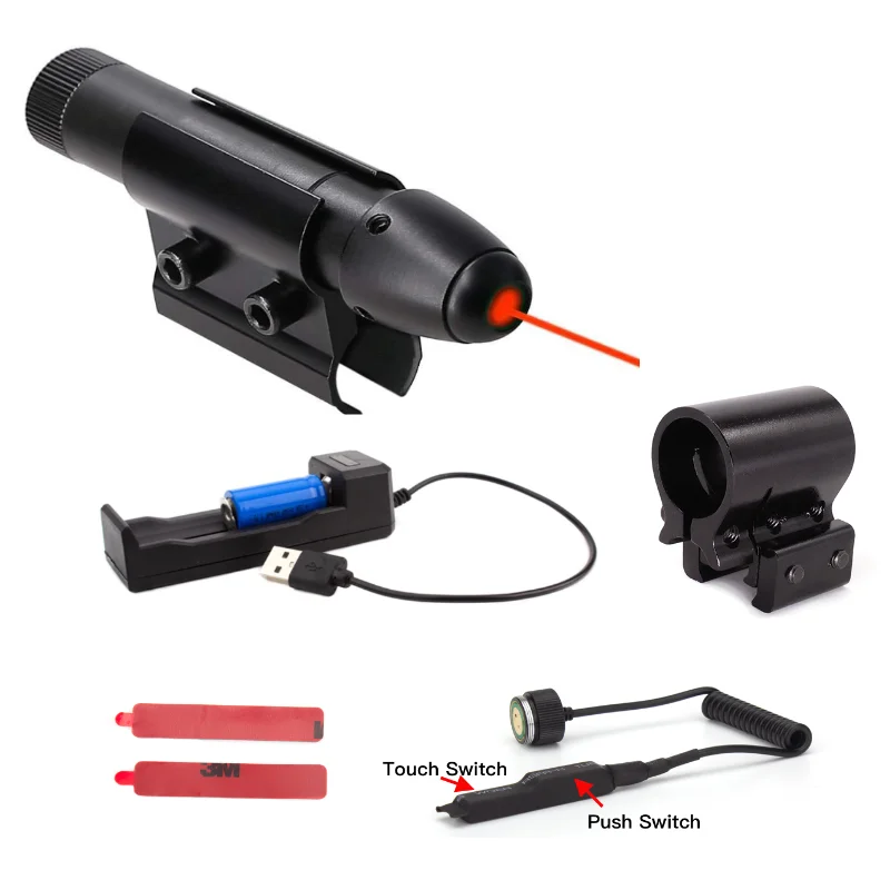 Hunting and Fishing Laser Sight with Mount and Battery Red Dot Laser Sight