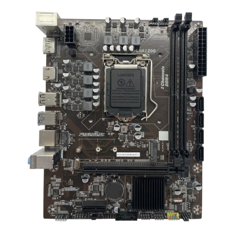 

Desktop H510 Motherboard LGA 1200 Support Intel10 11 i3/i5/i7 CPU Dual Channel DDR4 Memory NVME M2 H510 RTL8111G/H 1000M