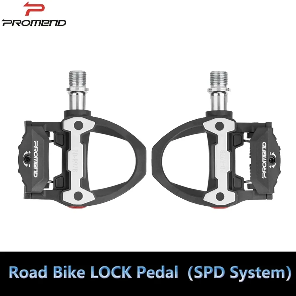 

PROMEDN New Road Bike Self-Locking Pedal 9/16" Lightweight Professional Bicycle Racing Self-Locking Pedal SPD-SL Clipless Pedals