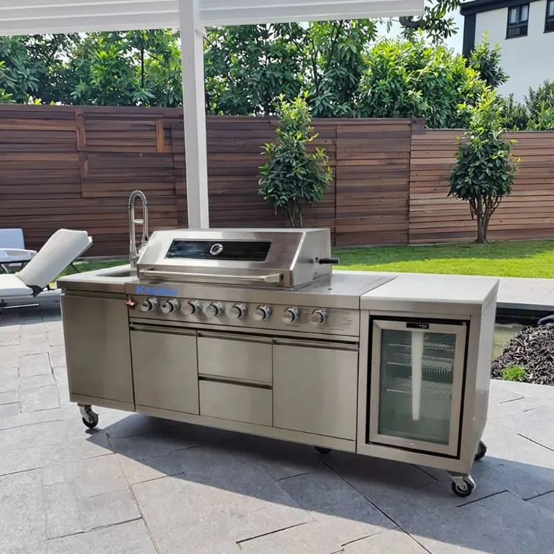 Cuisine extérieure Norfolk Grills Absolute Pro à 6 bruleurs - Barbecue à gaz haut de gamme 1