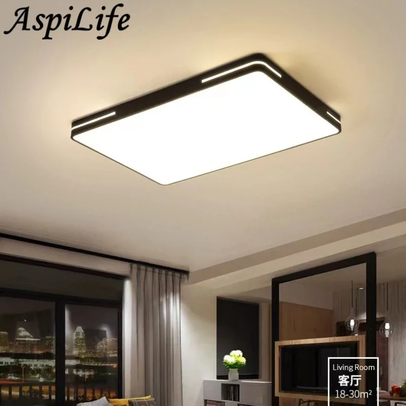 Casa Inteligente Luzes De Teto LED, Lustre Para Sala De Estar, Quarto, Sala De Jantar, Correia, Ultra-fino, Interior, Lâmpada De Fixação, AC 85-260V