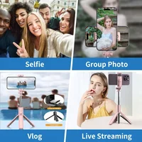 Wireless Selfie Stick Tripod with Detachable Remote for iPhone TikTok Live Streaming - Image 3
