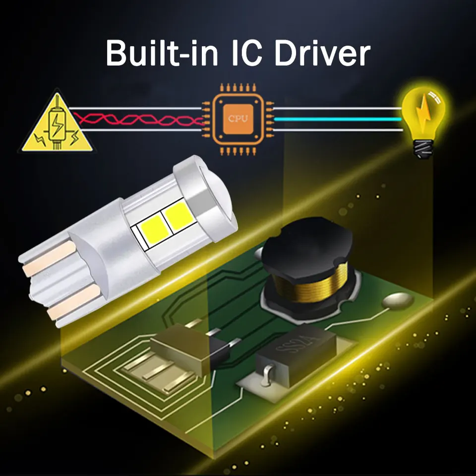 194 �ڵ��� ���׸��� LED ���� ��ü, ��ȣ�� ����, �� �� ����, ȭ��Ʈ, W5W, 168, 2825, T10