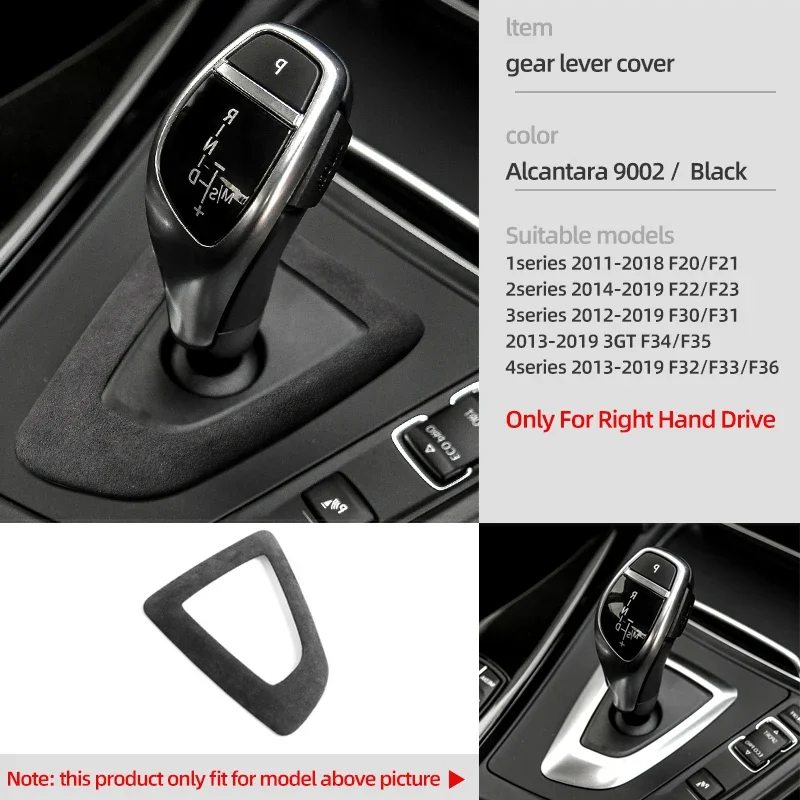 PNESHGTT Schalthebel-Abdeckung Für BMW Rechtslenker - Carbon Optik