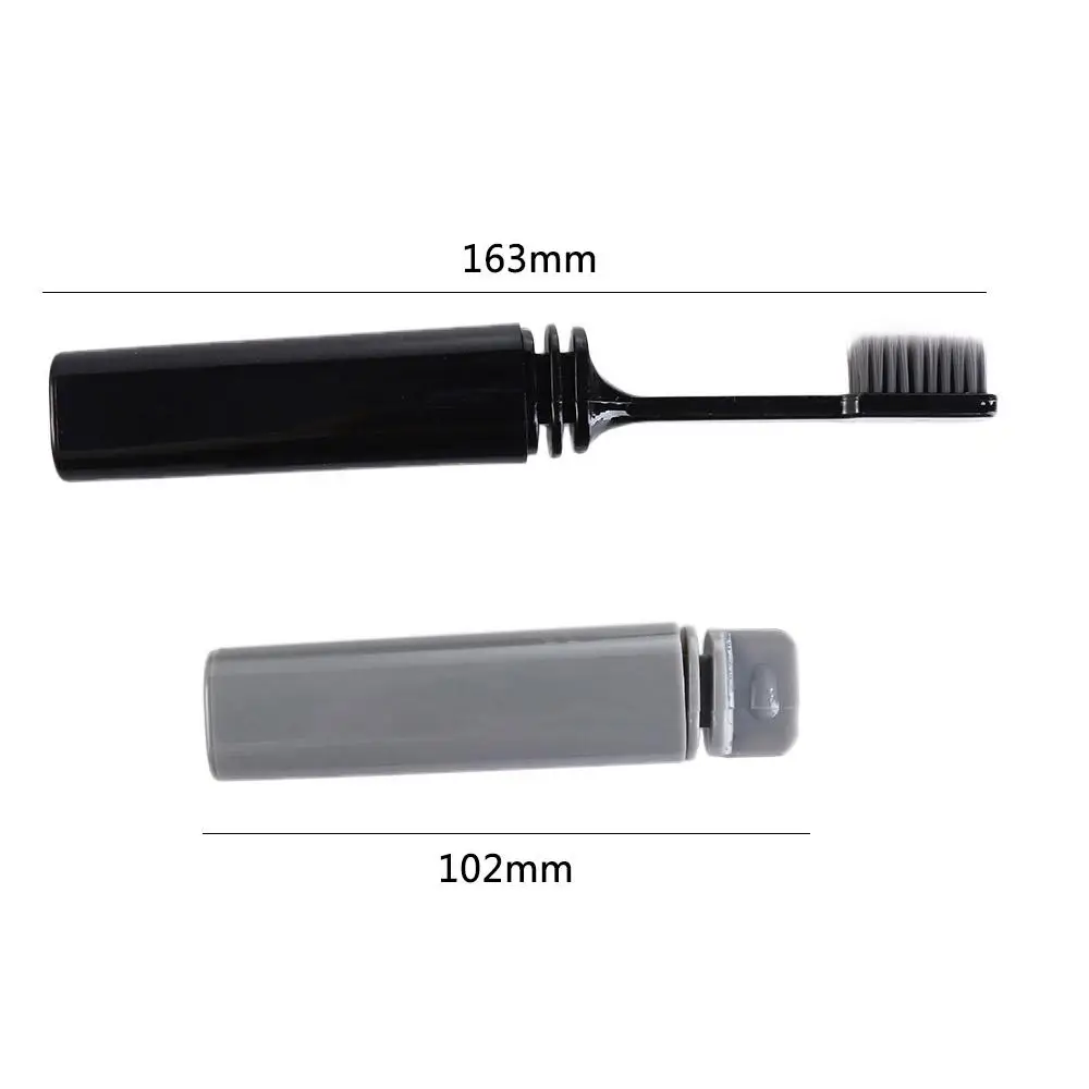 Fine Teeth Clean Folding Toothbrush Hotel Soft Hair Toothbrush Tooth Brush Bamboo Charcoal Oral Care Brush Travel Toothbrush