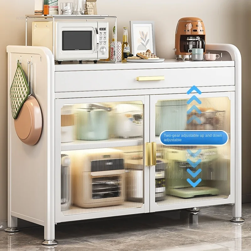 Modern Simple Kitchen Cabinets for Small Apartment Floor-to-ceiling Storage Cabinets Multi-functional Household Kitchen