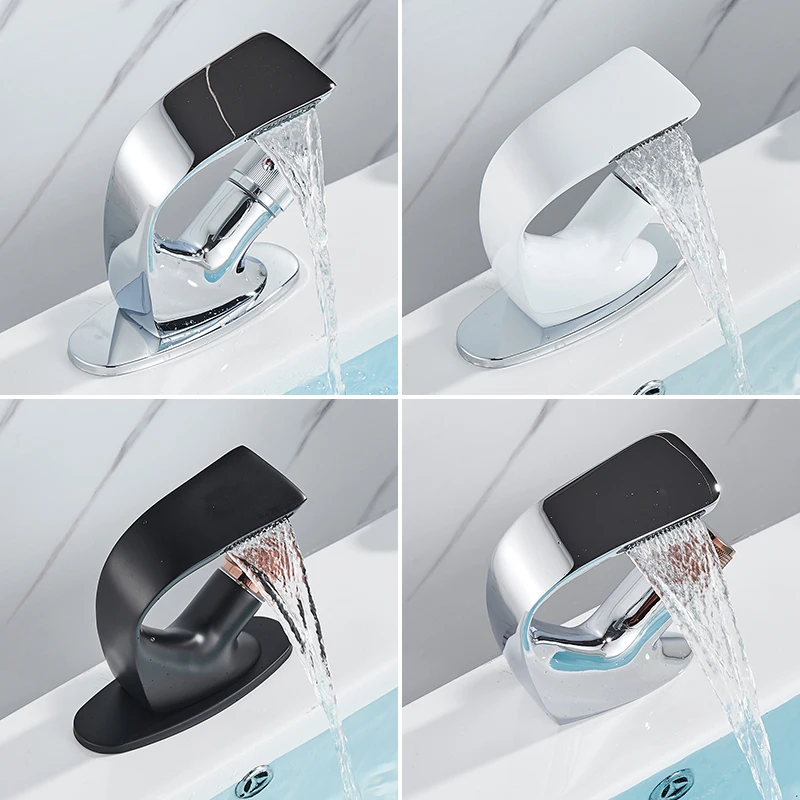 Robinet mitigeur lavabo cascade noir GRUE – Le Mitigeur : Boutique en ligne  de robinetterie