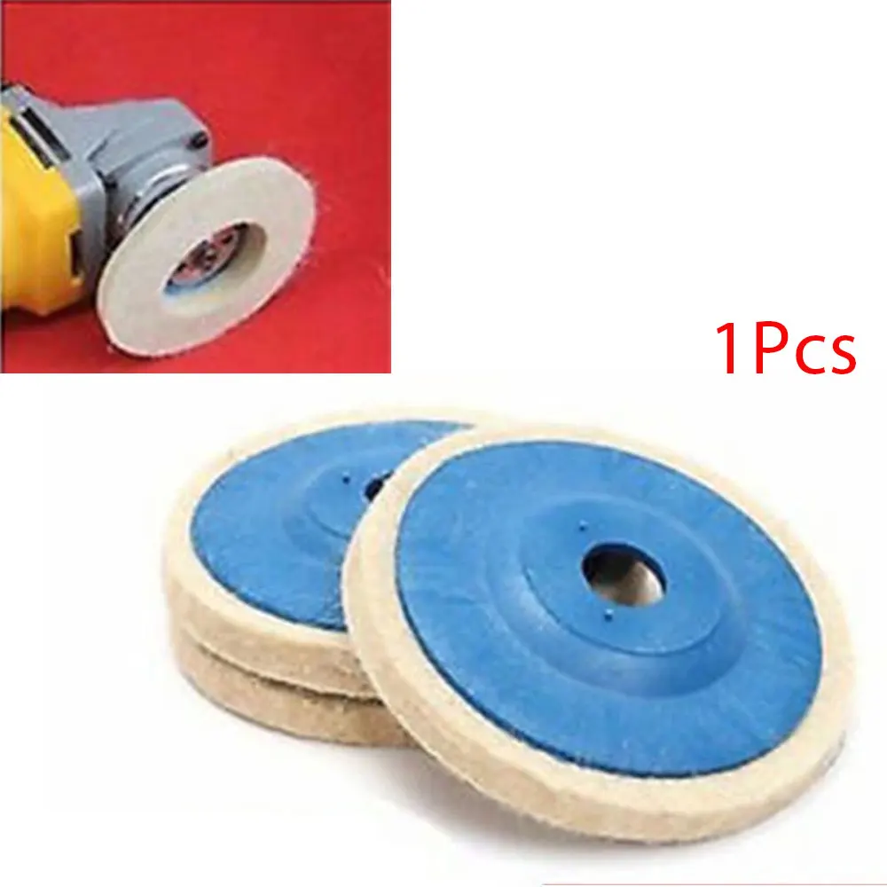 

4 Inch 16 Holes 100mm Wool Polishing Wheel Buffing Pads Angle Grinder Wheel Felt Polishing Disc Polisher