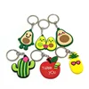Pack 50 Llaveros de Plantas y Frutas: Monstera, Cereza, Palta | Emoape