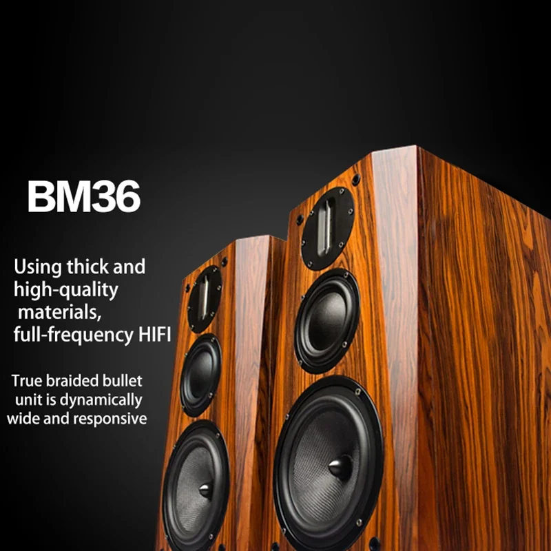 High fidelity hifi speaker audiophile grade passive bookshelf speaker 4