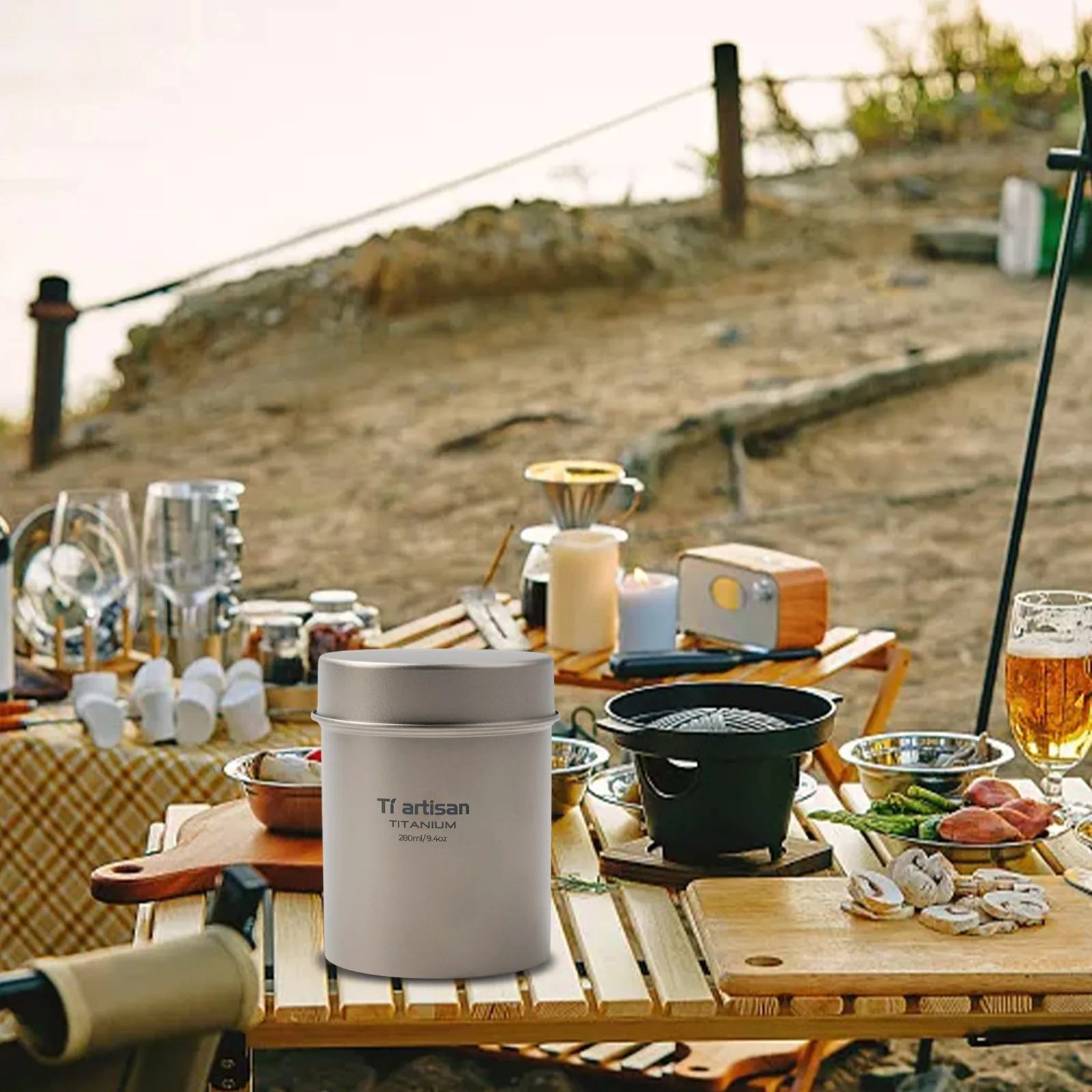 

Жестяная Банка высокого качества, герметичные банки, контейнер для чая, портативный титановый контейнер для кофе, универсальное хранение еды