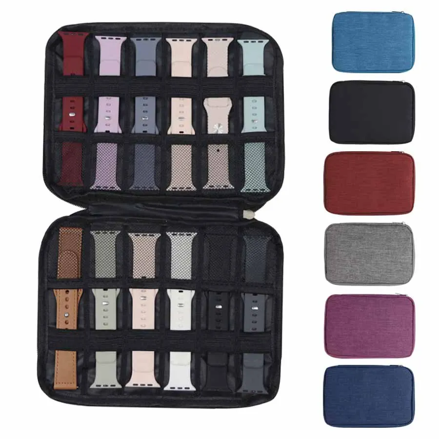 Watch Band Storage Case - Premium Strap Organizer Box