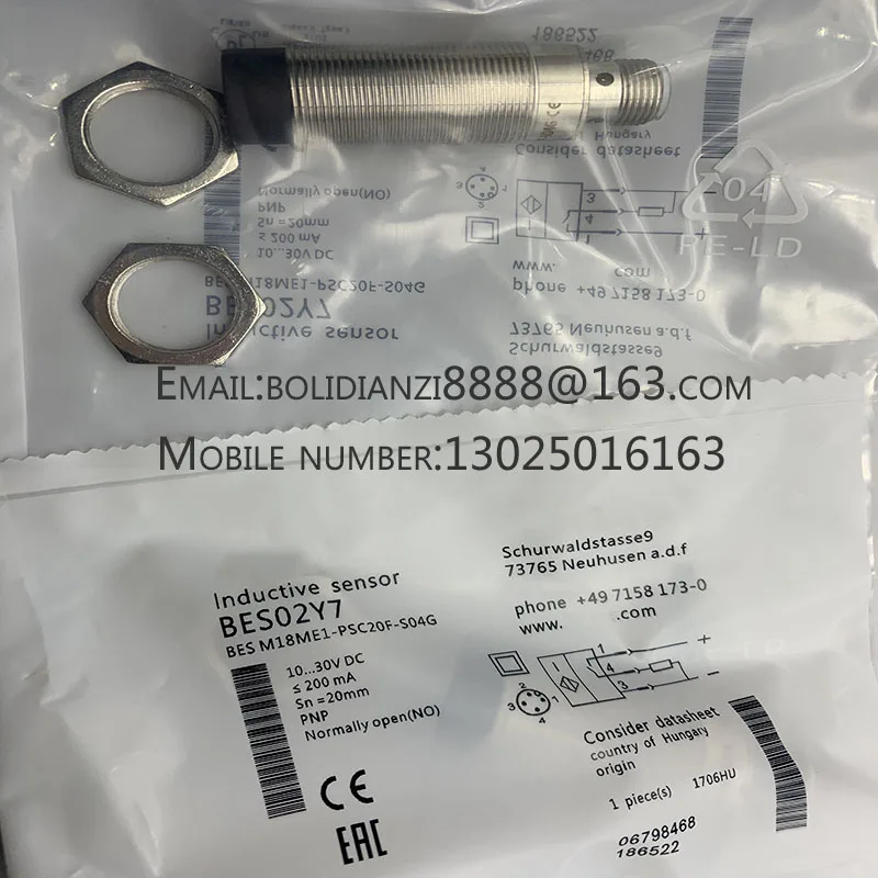 

Новый датчик бесконтактного переключения BES05AM M18MI-PSC12E-S04G-W08 в наличии