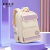 GOLF Primary School Students Reduce Burden backpack 1-6 Grade Large Capacity Children's Backpack Female Backpack Male 1