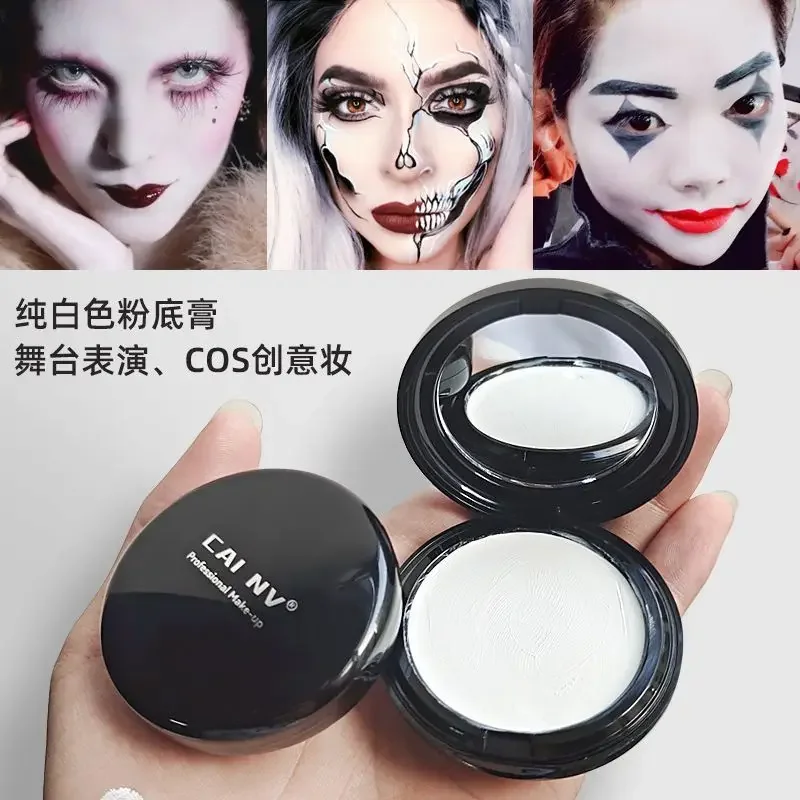 White foundation ultra extra white foundation make-up concealer high gloss cream pure white bb cream special for stage makeup