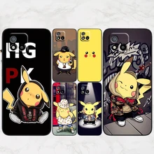 

Fashion Cute Pikachu Pokemon For OPPO Realme Q3S GT Q3 C21Y C20 C21 V15 X7 V3 V5 X50 X3 X2 Q2 C17 C12 C11 Pro 5G Soft Phone Case