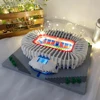 Madrid Style Soccer Stadium Model Micro Mini Diamond Block Kit Kids Adult Assemble Barcelona Football Field Brick Set Puzzle Toy 5