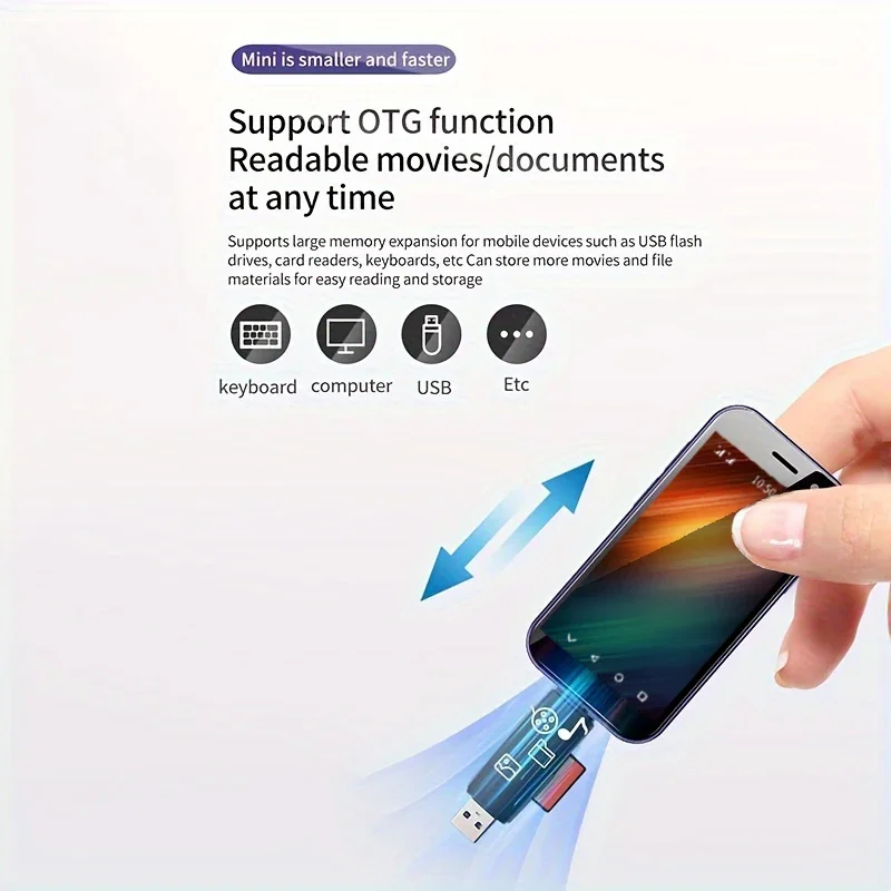 SOYES XS14 Pro Mini Smart Phone 3.0 " 4G LTE 3GB RAM 32 GB 64GB ROM Android 9.0 2000mAh Face ID OTG Small Phone 5