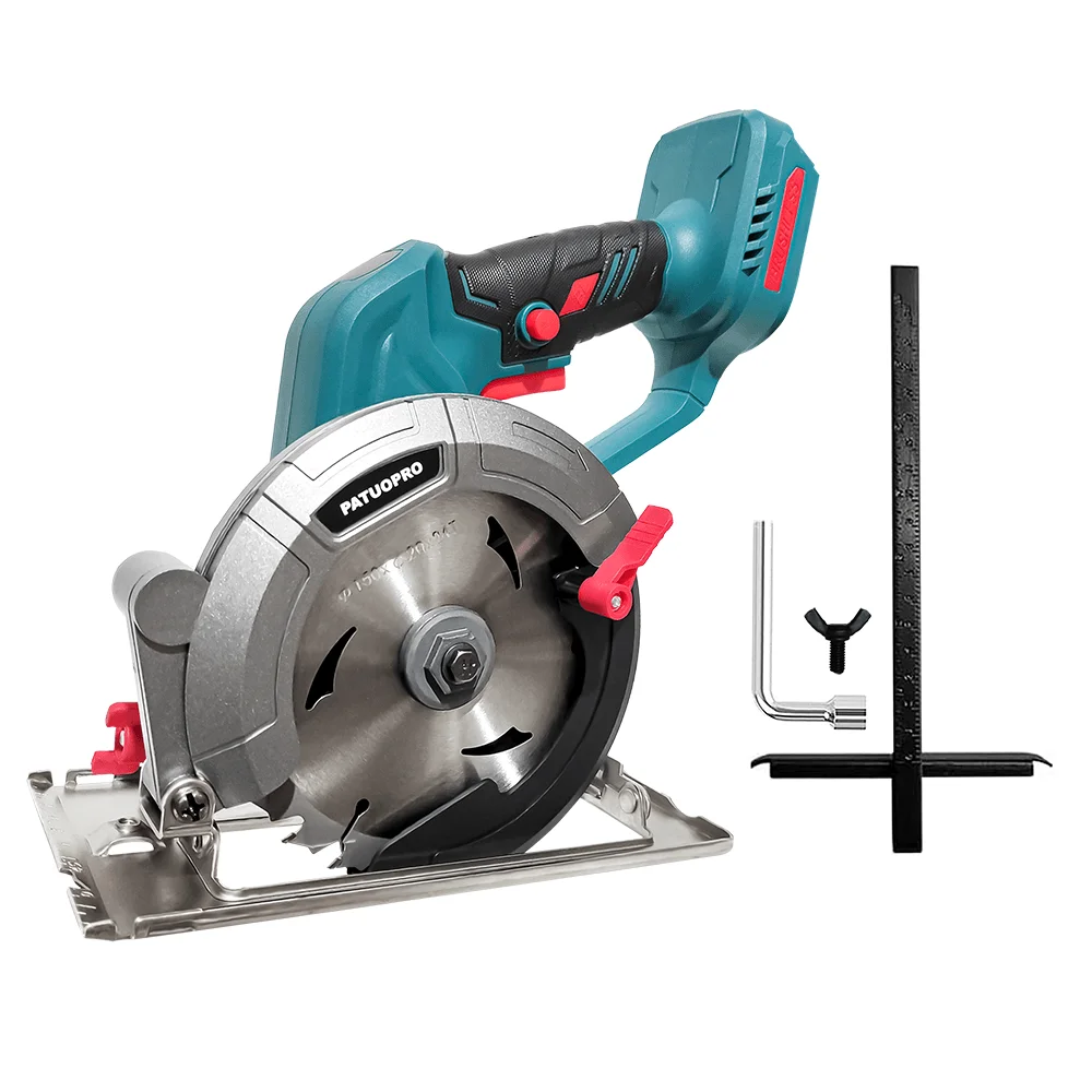 Electric Circular Saw 6 Inch Brushless Circular Saw Handheld Home Cordless for Makita 18V Battery(No Battery)
