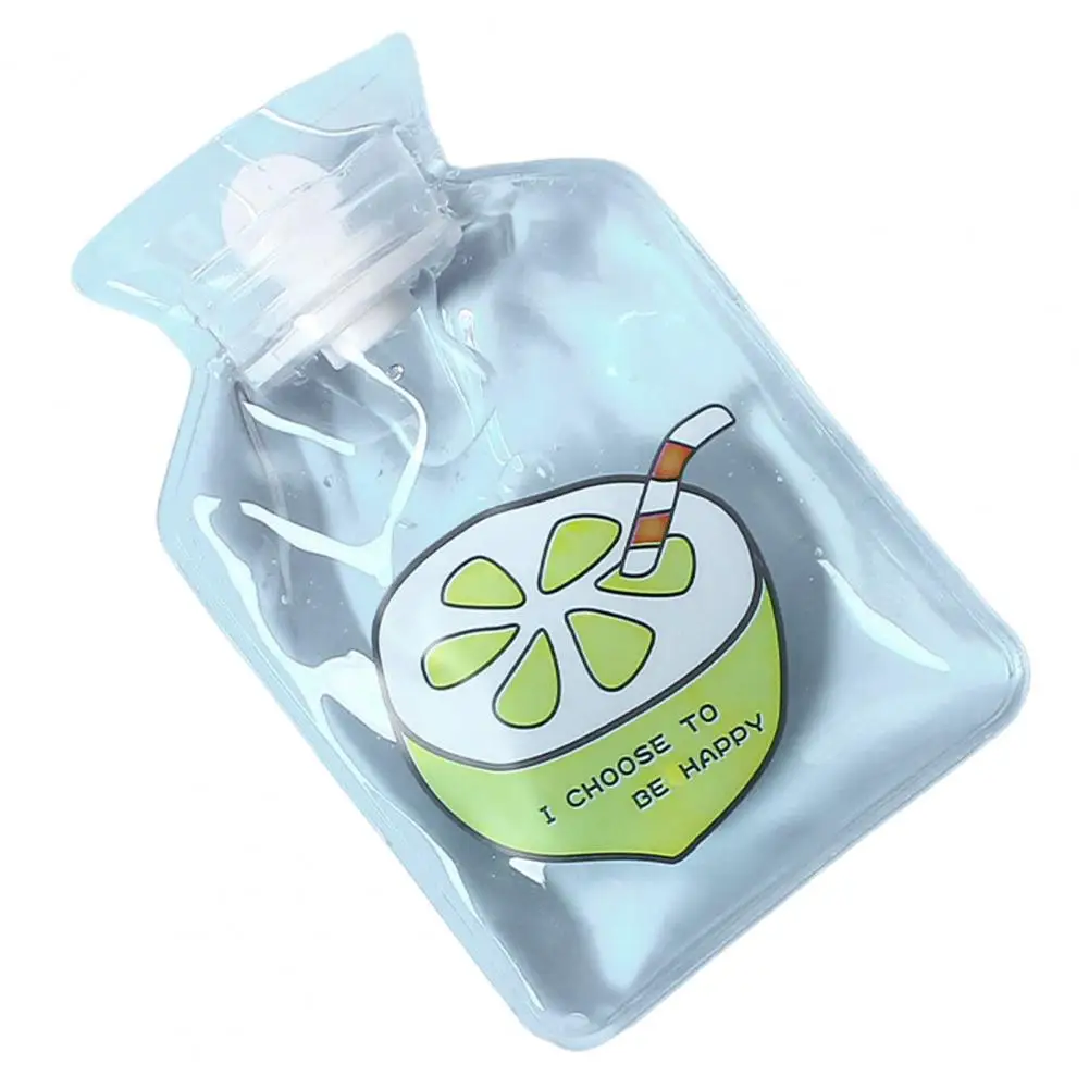 Cartoon Hot Water Bag Leak-proof Cartoon Pattern Pvc Hot Water Bag for Pain Relief Winter Warmth Hand Feet Warmer Pouch for