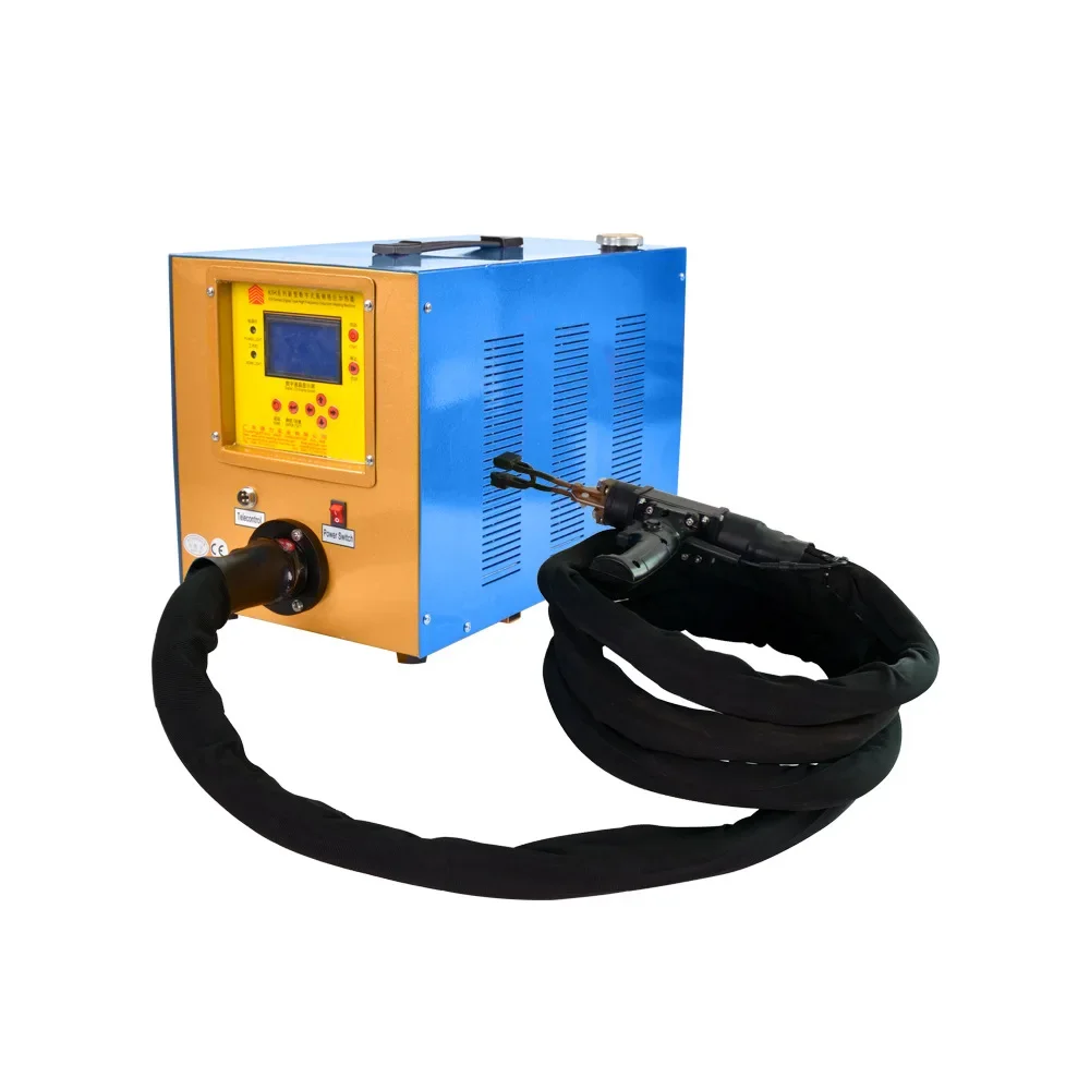 15KW Handheld High Frequency Heater Circulating Water-cooled Copper Pipe Welding Machine Air Condition Tube Brazing Machine 2