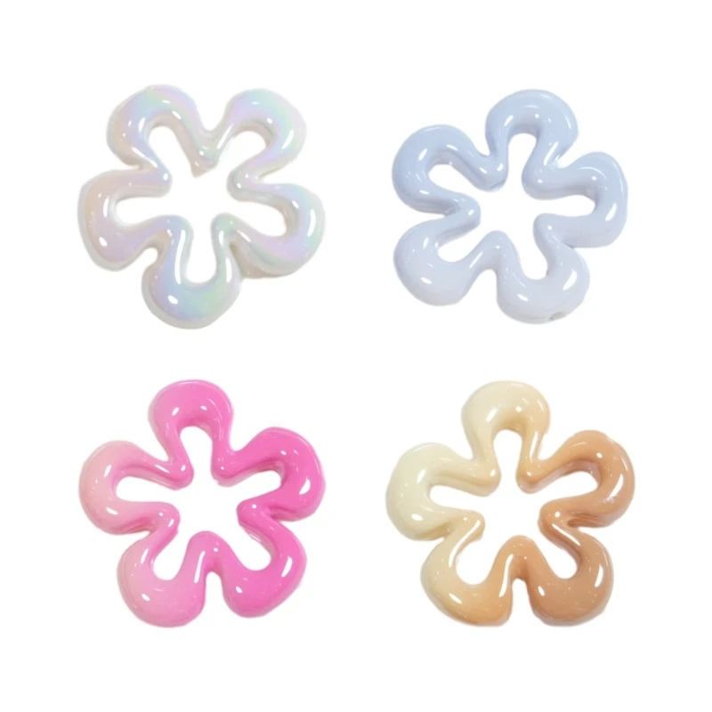 

Resin DIY Elegant Hollow Flower Pendant Hollow Flower Jewelry Making Accessories 264E