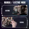 Robotime Marble Spaceport 3D Wooden Puzzle Motor driven Mechanical Model Kits With Balls Automatic  Manual Modle for Kids Adults 3