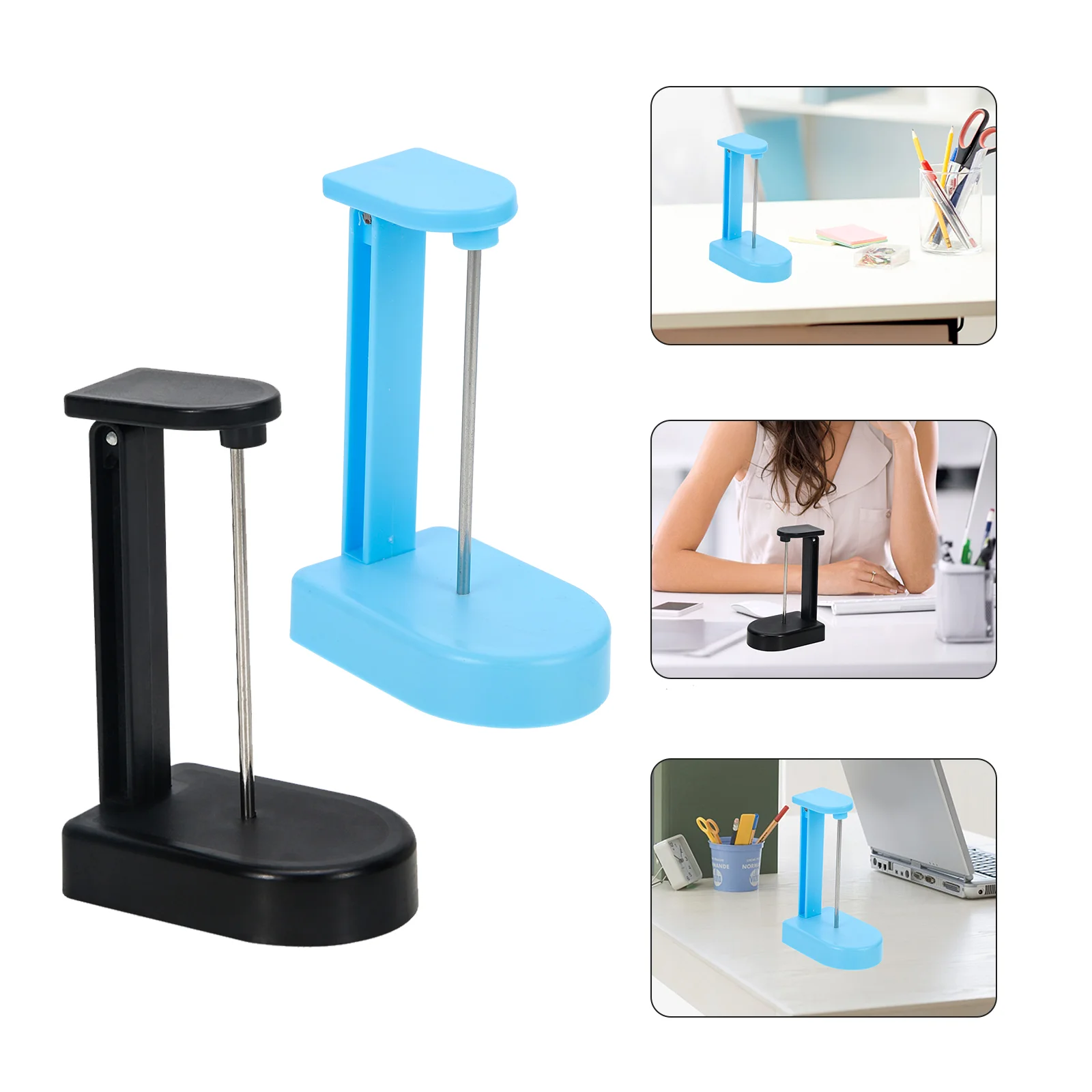 

2 Pcs Paper Socket Office Decor Paper Memo Holder Multifunction Supplies Multipurpose Check Multipurpose Check Holder Accessory
