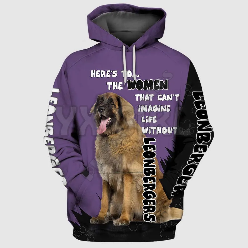 That Can't Imagine Life Witnout Amstaffs 3D Printed Hoodies  Unisex Pullovers Funny Dog Hoodie Casual Street Tracksuit