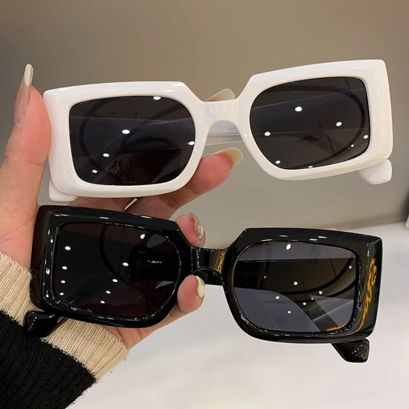 2023 New Thick Frame Sunglasses, Fashion Square Frame Sunglasses