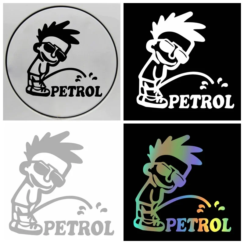 Car Stickers Interesting Fuel Tank Cap Stickers Waterproof and Sun Proof Car Decorative Accessories PVC
