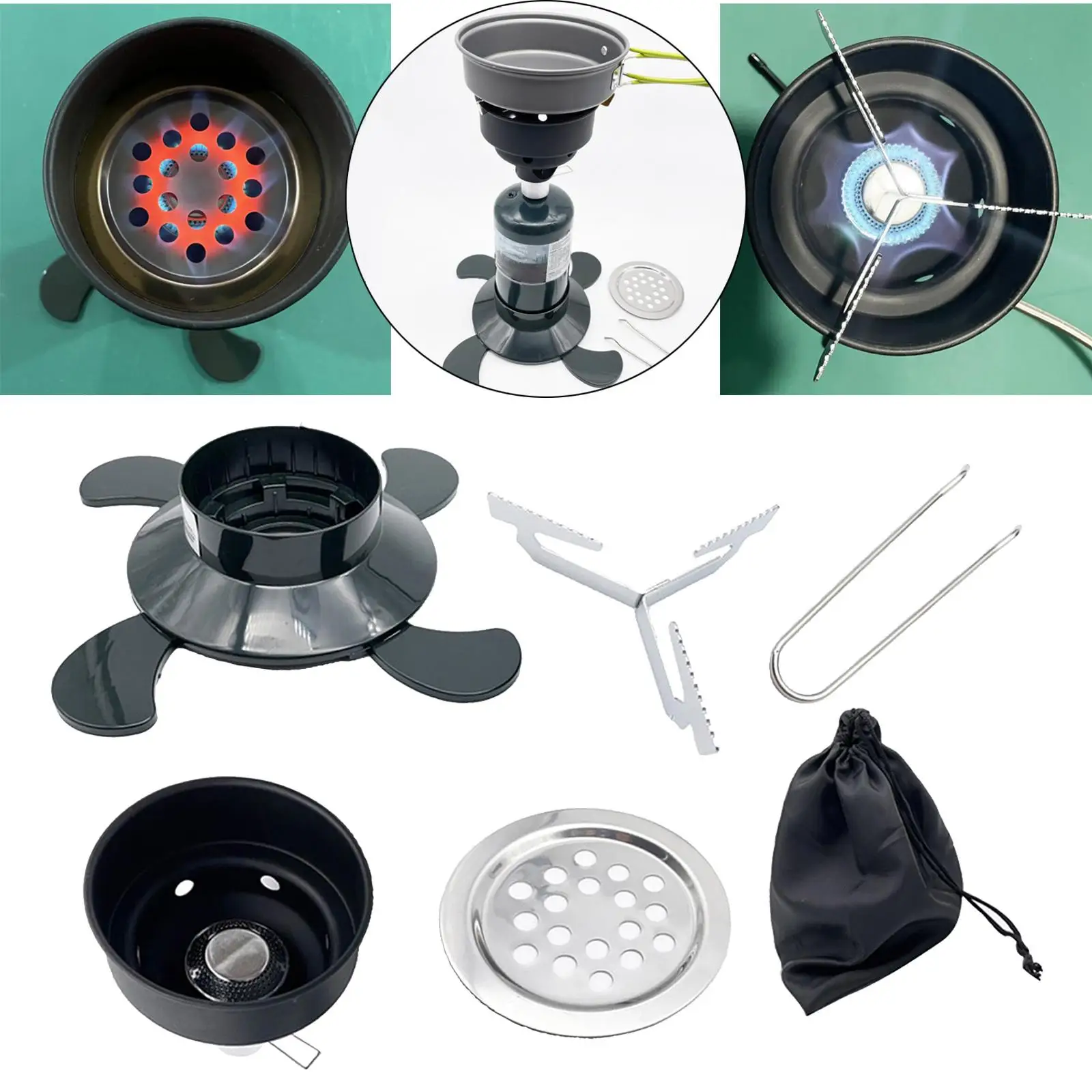 3 In 1 Portable Camping Stove, Outdoor Gas Stove Tent Heater Stove Fishing  Backpacking Hiking Hunting - Outdoor Stove u0026 Accessories - AliExpress