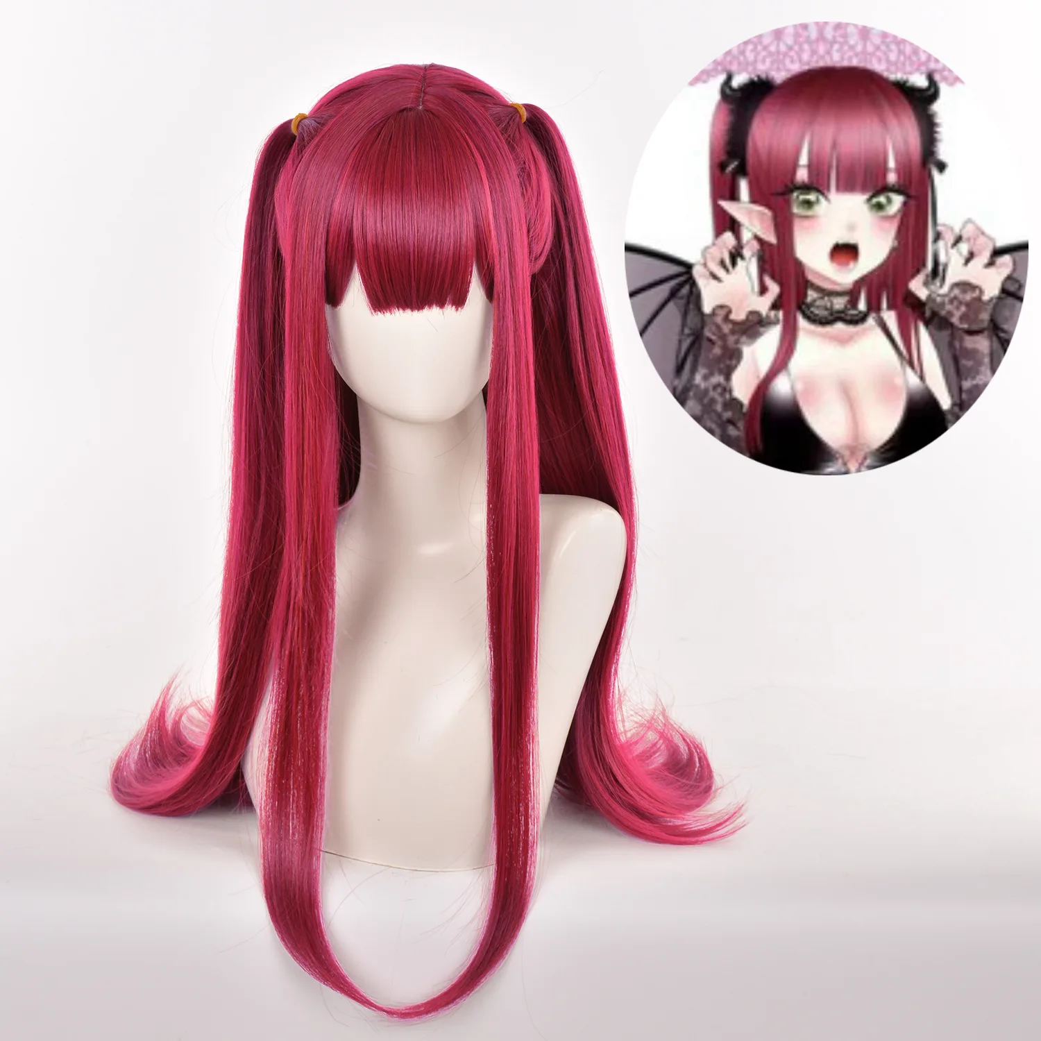 

Anime My Dress Up Darling Cosplay Marin Kitagawa / Rizu Kyun Wig My Dress Up Darling Red Kitagawa Marin Devil Cosplay Wig