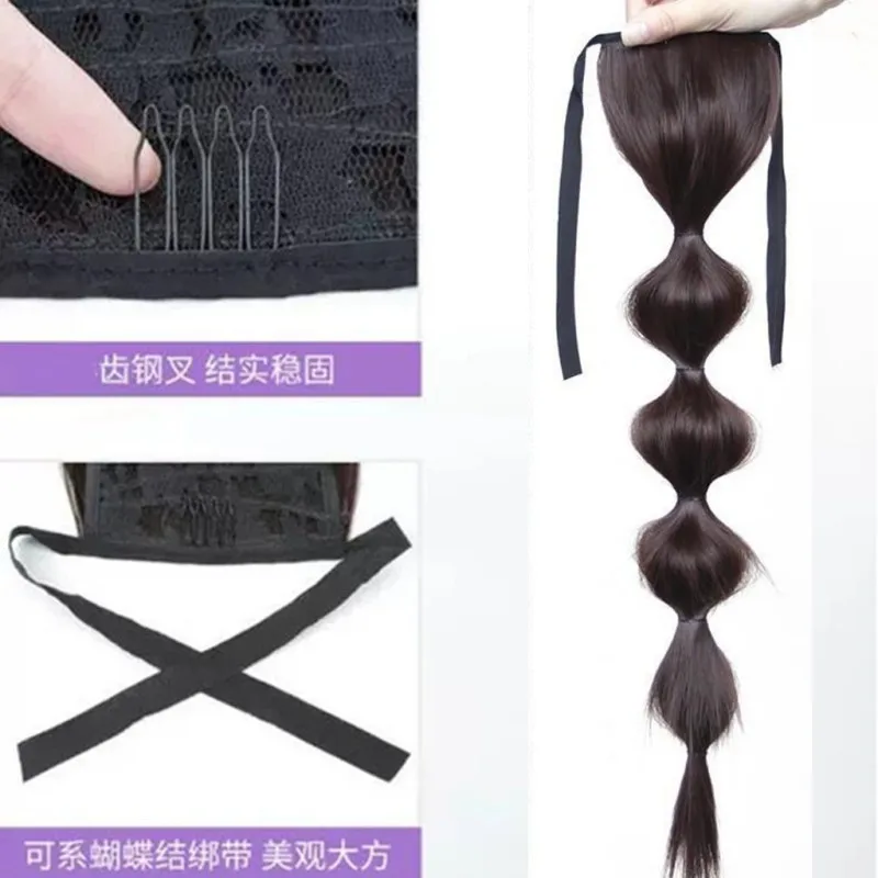 Рисунок 5 - Женский парик с пузырьками для конского хвоста