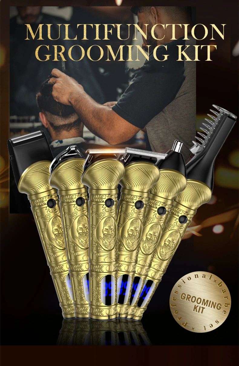 Description Picture 2 of itemMultifunction Hair Clipper Set For Men Household Hairdressing Haircut Nose Electric Shaver Beard Trimmer Cutting Machine Razor