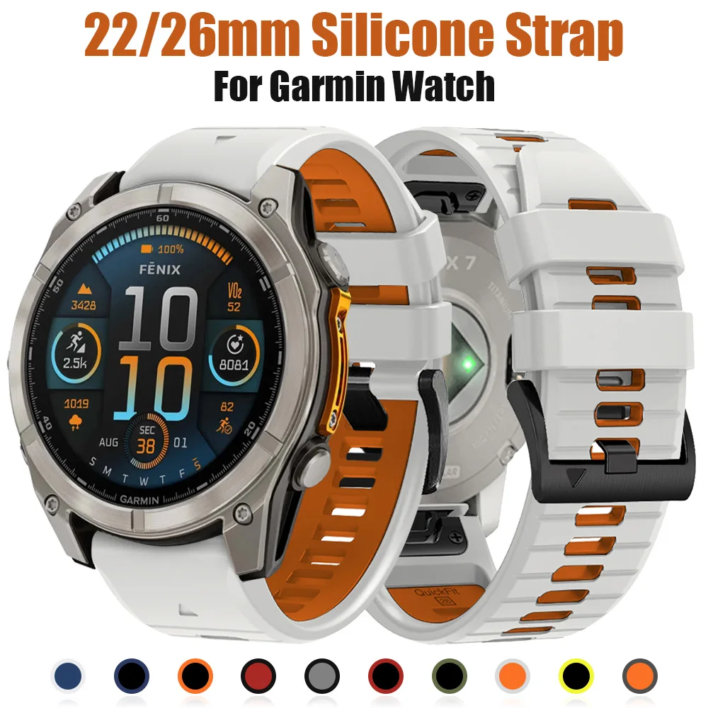 Enhanced Sport Silicone Strap - QuickFit Design