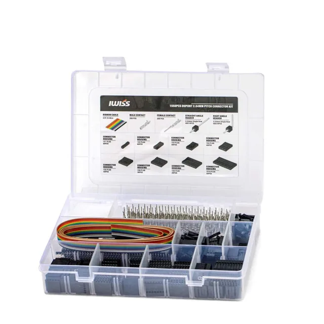 KF2510 2.54mm Plug+Crimps Black 2-13p Connector - Foto 9