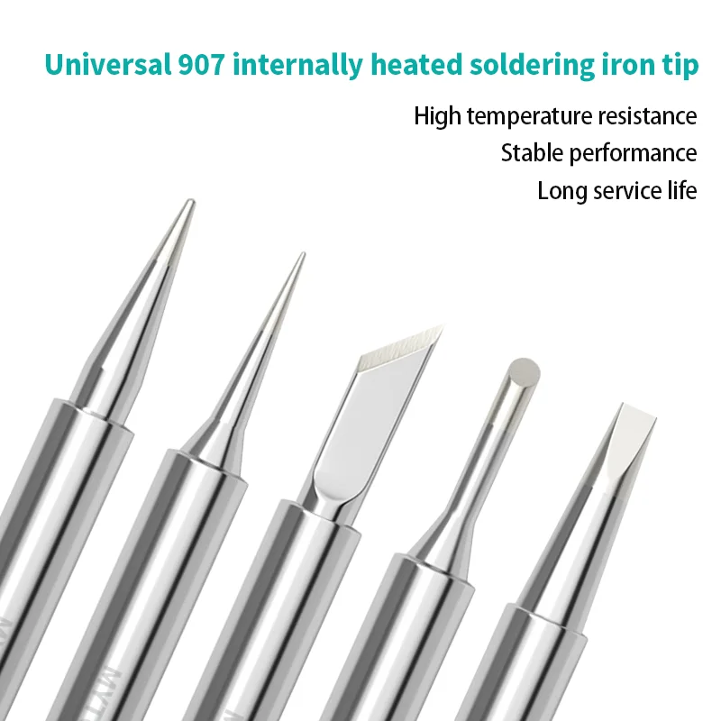 Soldering Iron Tips MYTO Superior GJ Universal 907 Soldering Iron Tips 60W Constant Temperature Internal Heating Welding head 907-K/SK/B/I/J/2.4D/5C