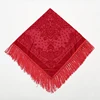 2024 NEW Fashion Women Cut Flowers Hollow Lace Gradient Flower Silk Scarf Spring Shawls and Wraps Square Femme Beach Sjaals 3