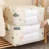 Dustproof Large Capacity Storage Bag, Quilt & Clothes Organizer With Zipper And Handles For Closet 5